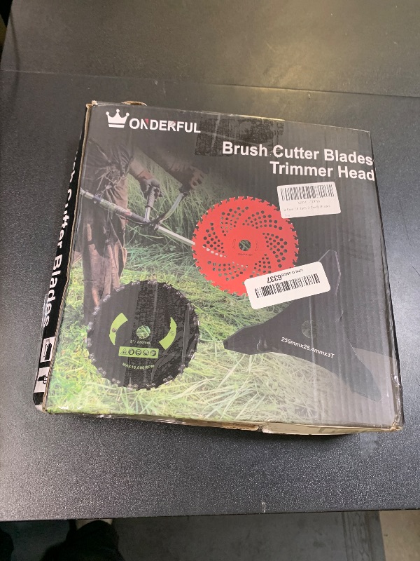 Photo 1 of VIDICA 2 Pack Carbon Steel Brush Cutter Blades, 10" x 3 Teeth Weed Eater Blades for 20mm or 25.4mm Arbor, Compatible with Husqvarna, Stihl, Ego, Oregon, Hitachi, Makita Brush Cutter, Weed Wacker etc