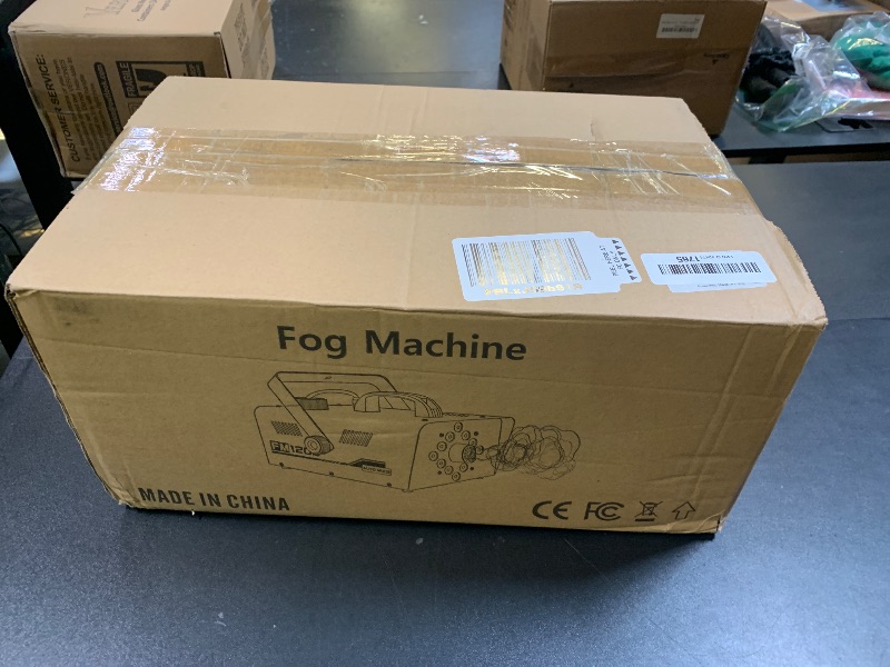 Photo 1 of Fog Machine Outdoor Indoor 1200W, 6000CFM Smoke Machine with LED Lights, 13 Colors & 4 Effects, Dual Wireless Remotes & Auto Fogger for Halloween, Parties, DJ, Stage, Wedding Events