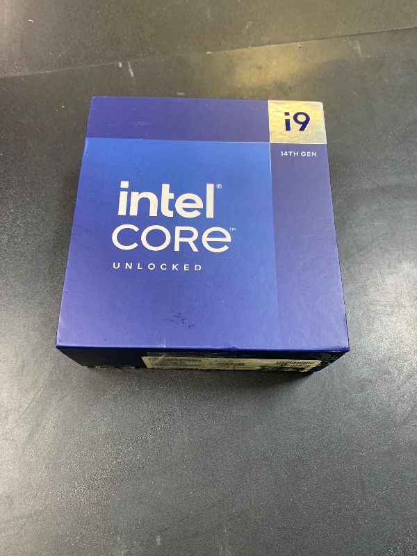 Photo 1 of Intel® Core™ i9-14900K Desktop Processor 24 cores (8 P-cores + 16 E-cores) up to 6.0 GHz