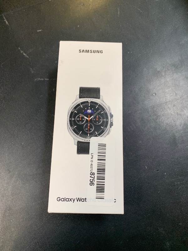 Photo 1 of Samsung Galaxy Watch 8 Classic (2025) 46mm Bluetooth Smartwatch, Cushion Design, Rotating Bezel, Quick Button, Sleep Coaching, Running Coach, Energy Score, Black [US Version]