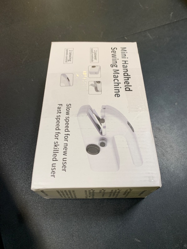 Photo 1 of Xamanabu Handheld Sewing Machine for Beginners, Portable Mini Sewing Machine with Two Speed Modes, Easy to Operate and Fast Stitch Suitable for Clothes, Fabrics and Quick Home Repairs