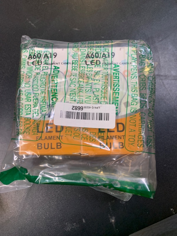 Photo 1 of 12 Volt Edison Bulb E26 12V LED Bulb Warm White 2700K 60W Equivalent, 12V 24V 36V Low Voltage Vintage Bulbs A19 12Volt LED Filament Bulbs for RV, 2 Pack