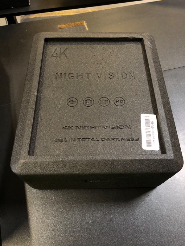 Photo 1 of 4K Night Vision Goggles with 8X Zoom & Manual Focus - Helmet-Mountable HD Infrared Binoculars for Hunting Camping Surveillance, 64GB SD Card Included, USB-C Rechargeable (12 Hour Battery Life)