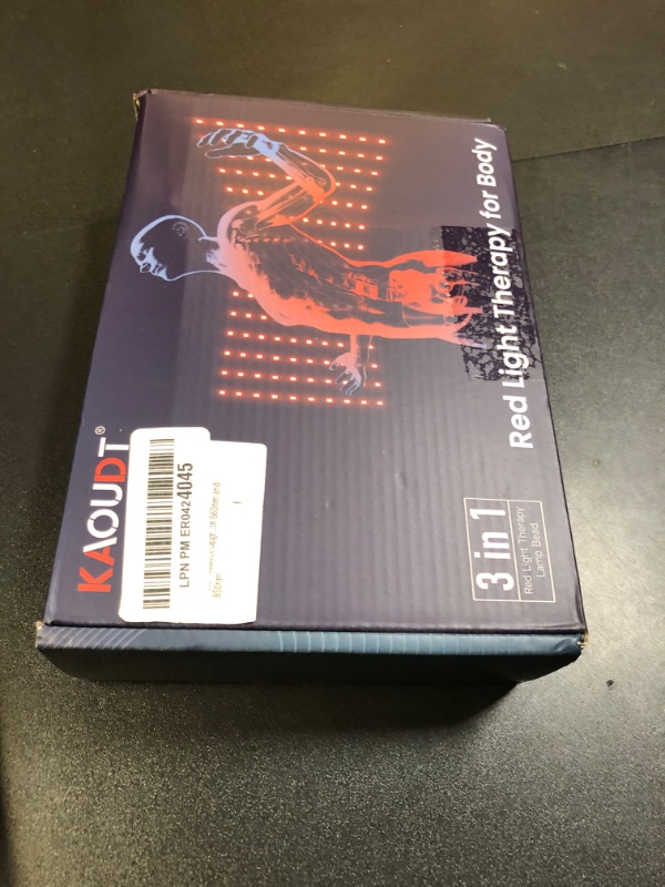 Photo 1 of Kaoudt Upgraded 16" x 8.6" Infrared Red Light Therapy Mat, NIR Light for Body Pain Relief - Surface Covered with Medical Grade TPU Film, Easy to Clean, 120 LEDs, Dual Wavelength 660nm and 850nm