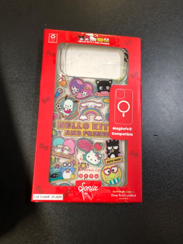 Photo 1 of Sonix x Sanrio Case for iPhone 17 Pro Max | Compatible with MagSafe | 10ft Drop Tested | Hello Kitty and Friends Stickers
