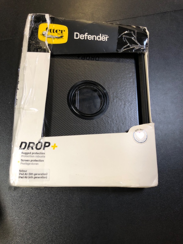 Photo 1 of OtterBox Defender Series Case for iPad Air (4th & 5th Gen) - BLACK