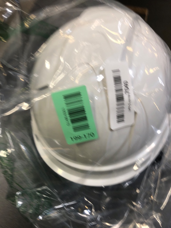 Photo 1 of Pyramex Ridgeline Cap Style Hard Hat, Vented, 4-Point Ratchet Suspension, White