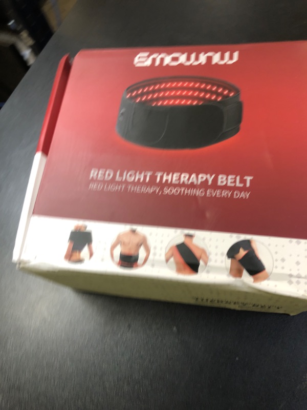 Photo 1 of Red Light Therapy for Body, Infrared Light Therapy for Shoulder Waist Muscle Pain Relief, Upgraded 3 in 1 Led Beads, 660nm Red Light &850nm Near Infrared Light Therapy Belt Wrap Timer Remote Control