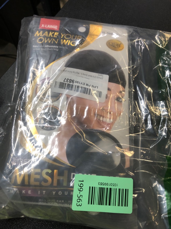 Photo 1 of (3 Pack) Qfitt Mesh Dome Style Wig Cap Extra Large #5021