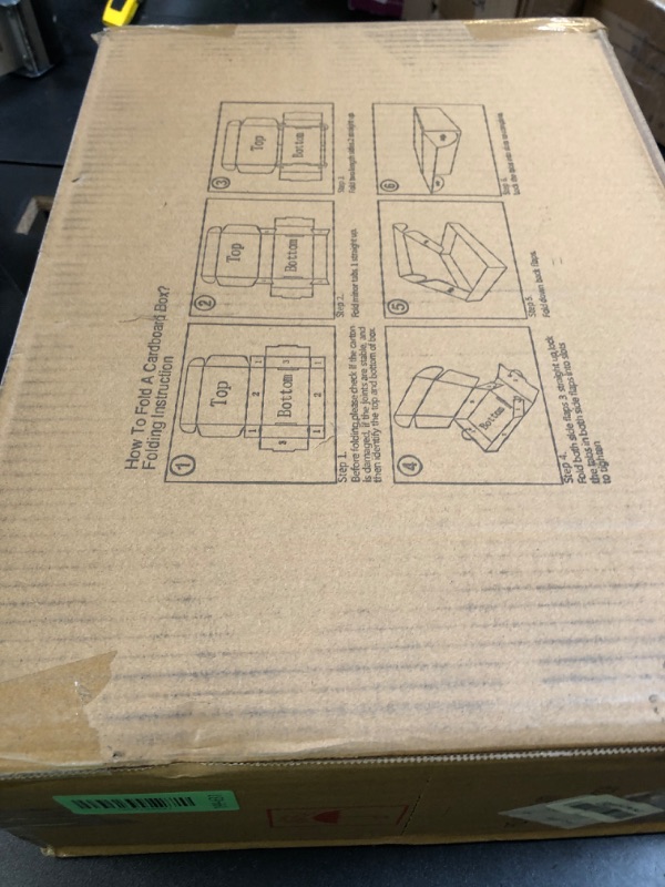 Photo 1 of HORLIMER 13x10x2 inches Shipping Boxes Set of 25, White Corrugated Cardboard Box Literature Mailer