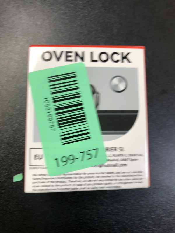 Photo 1 of Mom's Choice Gold Awards Winner - EUDEMON 1 Pack Childproof Oven Door Lock, Oven Front Lock Easy to Install & Heat-Resistant Material no Tools Need or Drill (Black)(ONLY for Flat Surface)