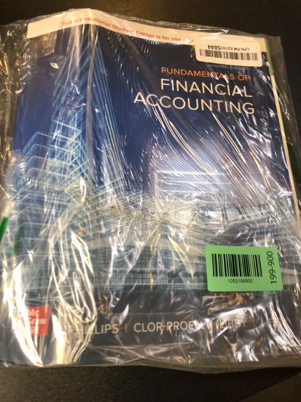 Photo 1 of Fundamentals of Financial Accounting (ISE HED IRWIN ACCOUNTING)