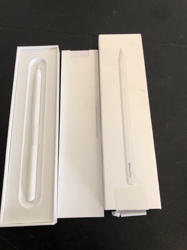Photo 1 of Apple Pencil Pro: Latest Model - Device Compatibility Check Required - Pixel-Perfect Precision, Tilt and Pressure Sensitivity, Perfect for Note-Taking, Drawing, and Art. Charges and Pairs Magnetically