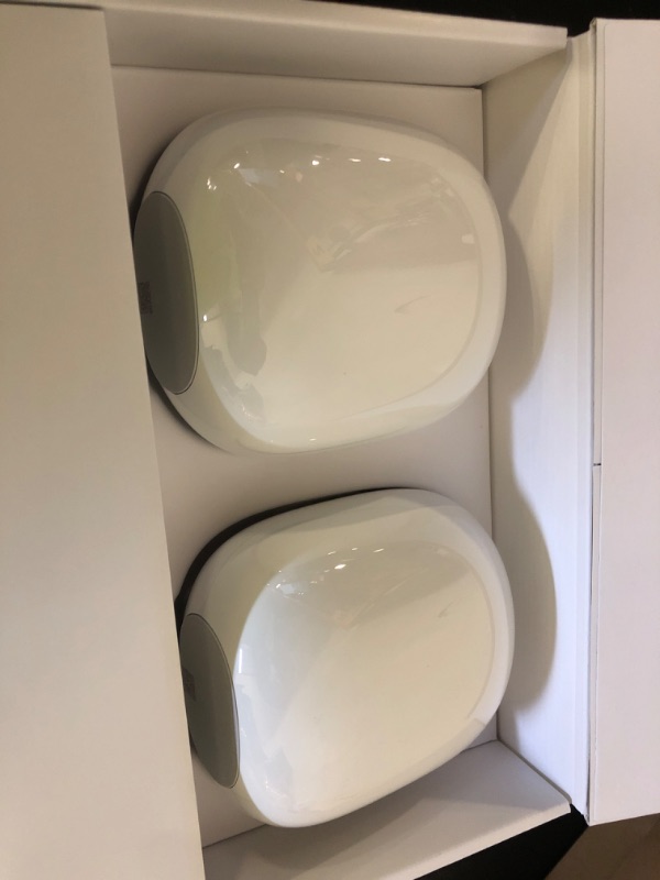 Photo 1 of Google Nest WiFi Pro - Wi-Fi 6E - Reliable Home Wi-Fi System with Fast Speed and Whole Home Coverage - Mesh Router - 2 Pack - SnowLPNO413497728
