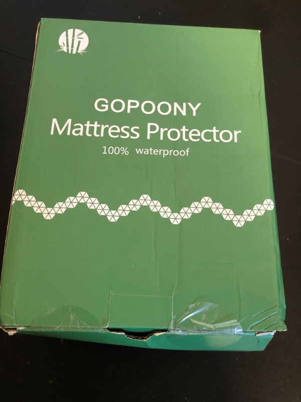 Photo 1 of Premium Waterproof Mattress Protector Queen Size, Breathable Bed Cover 3D Air Fabric Cooling Mattress Pad Cover Smooth Soft Noiseless Washable, 8''-21'' Deep Pocket (White)