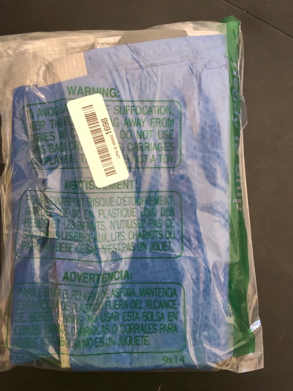 Photo 1 of RAINDEWAY Small Tarps Waterproof 3x3 Feet?Pack of 2? 5.5 Mil Thick, Multipurpose Waterproof Poly Tarp Cover?Camping Tarpaulin Silver/Blue Tarp Finished Size