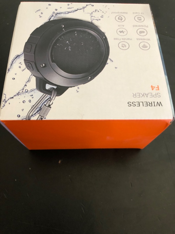 Photo 1 of Kunodi Outdoor Waterproof Bluetooth Speaker, Wireless Portable Mini Shower Travel Speaker with Subwoofer, Enhanced Bass, Built in Mic for Sports, Pool, Beach, Hiking, Camping