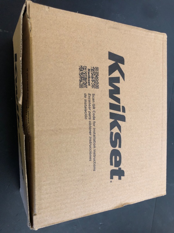 Photo 1 of Kwikset Halifax Interior Passage Door Handle, Lever For Closet and Hallway Doors, Reversible Non-Locking Handle Lever, Matte Black, with Microban Protection, Square Rose