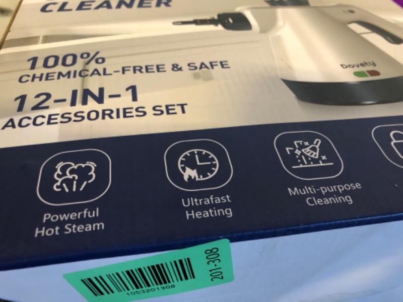 Photo 1 of Steam Cleaner, Pressurized Handheld Steam Cleaner for Home with 12pcs Accessories & Safety Lock, Multi-Surface & Powerful Home Use Steamer for Cleaning, Car, Bathroom, Shower, Window, Grime, Grease