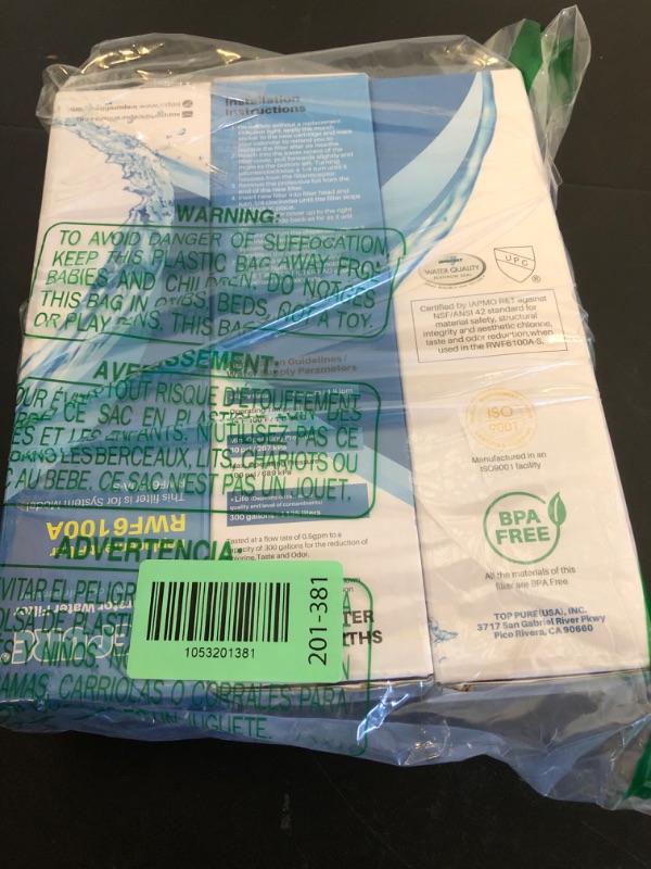 Photo 1 of ICEPURE Refrigerator Water Filter Replacement for Bosch Ultra Clarity Pro BORPLFTR50, BORPLFTR55, 12033030, 12028325, 11025825, 11032531, B36CT80SNS, B36CL80ENS, WFC100MF, WFS200MF, RA450022, 3PACK