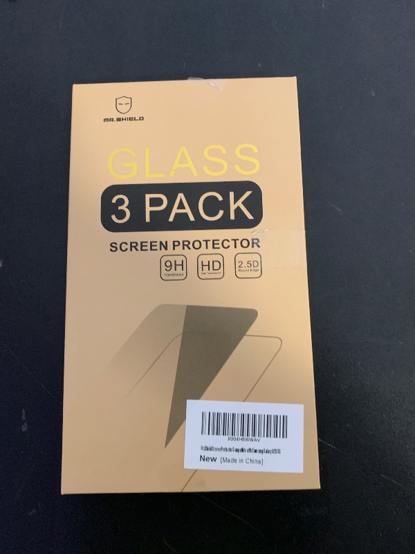 Photo 1 of Mr.Shield Screen Protector compatible with Samsung Galaxy A26 5G [Tempered Glass] [3-Pack] [Japan Glass with 9H Hardness]