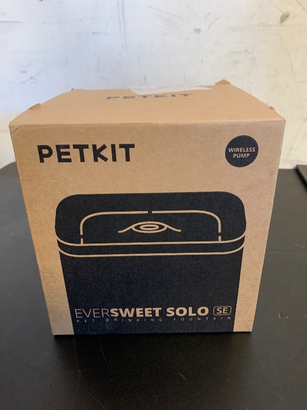 Photo 1 of PETKIT New Cat Water Fountain with Wireless Pump, Ultra Quiet 65oz/1.85L Pet Water Fountain for Cats and Dogs Inside, Detachable Design Easy to Clean and Assemble, Filters Included