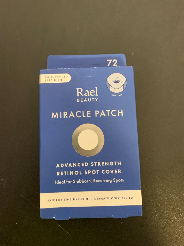 Photo 1 of
Rael Pimple Patches, Miracle Retinol Spot Cover - Hydrocolloid Acne Patch for Face, Absorbing Zits & Blemishes, PM Advanced Treatment, Facial Sticker (72 Count)