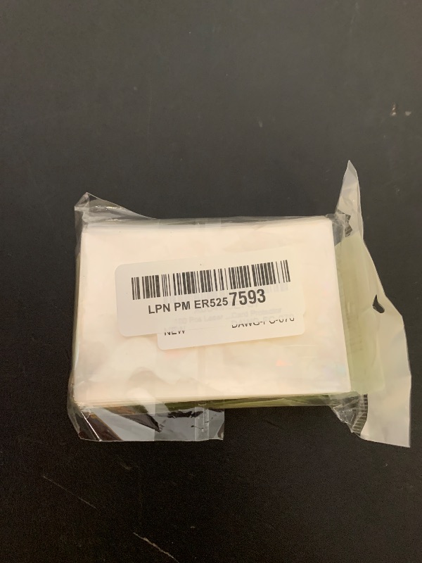 Photo 1 of 100 Pcs Laser Flashing Photocard Sleeves Holographic Card Sleeves for Trading Cards Penny Sleeves Photocard Holder Rainbow Star Heart Flower Card Protector