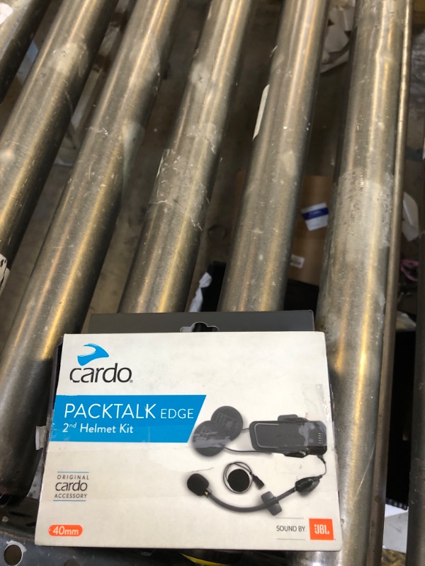 Photo 1 of Cardo Packtalk Pro/Edge 2ND Helmet Kit - Sound by JBL, Perfect for Your Additional Helmet, Allows for Simple Moving Your Communicaion System Between Helmets
