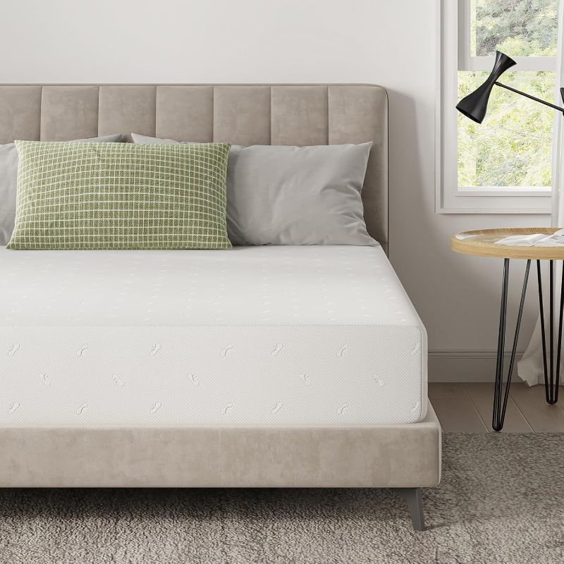 Photo 1 of Novilla 6 Inch Full Size Mattress Gel Memory Foam Mattress in a Box with Bamboo Charcoal Foam & Breathable Soft Cover Medium Plush Mattress Full Bed Mattress with Contour Support & Motion Isolation
