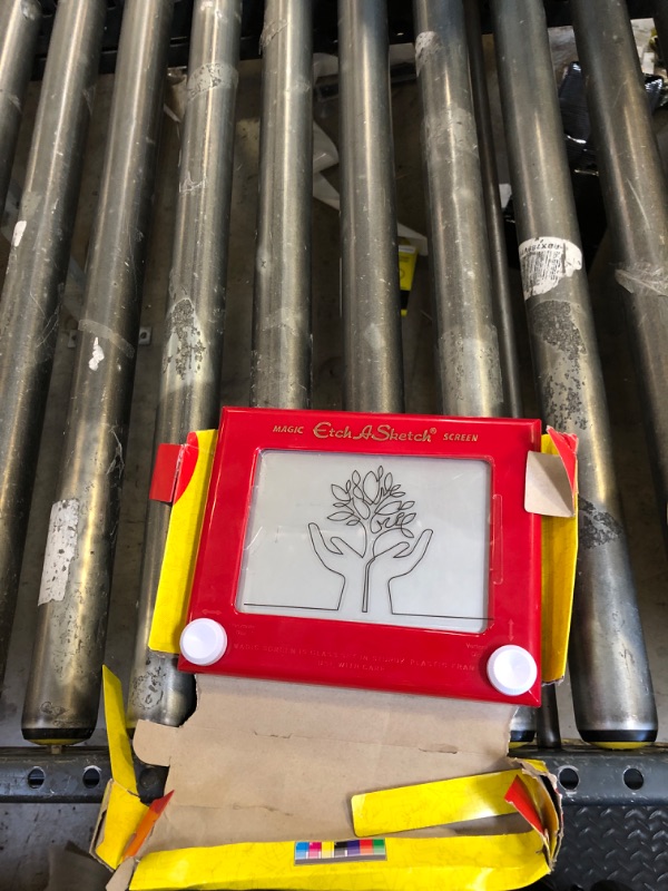 Photo 1 of Etch A Sketch, Classic Red Drawing Toy with Magic Screen, for Ages 3 and Up