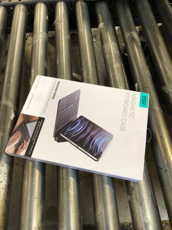 Photo 1 of ESR iPad Air 11 inch Case with Keyboard (M3/M2, 2025/2024), iPad Pro 11 (4th/3rd/2nd/1st Gen) & Air 5/4th Magic keyboard Case, Easy-Set Floating Cantilever Stand, Precision Multi-Touch Trackpad, Black
