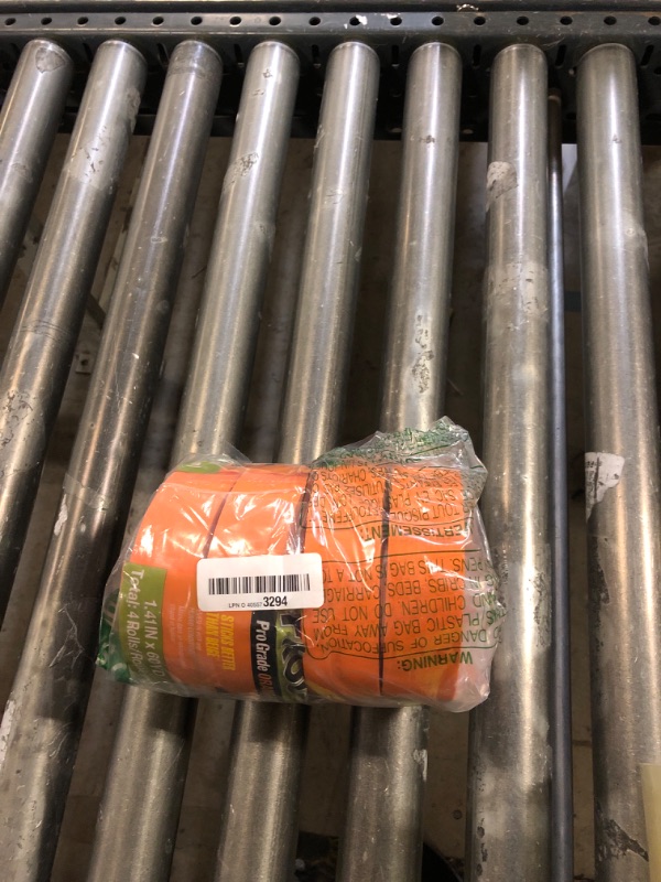 Photo 1 of FrogTape ProGrade Orange Painters Tape, 1.5 Inch Wide (1.41 In. x 60 Yds), High Adhesion, Paint Tape for Indoor & Outdoor Applications, Orange, 4 Rolls (242808)