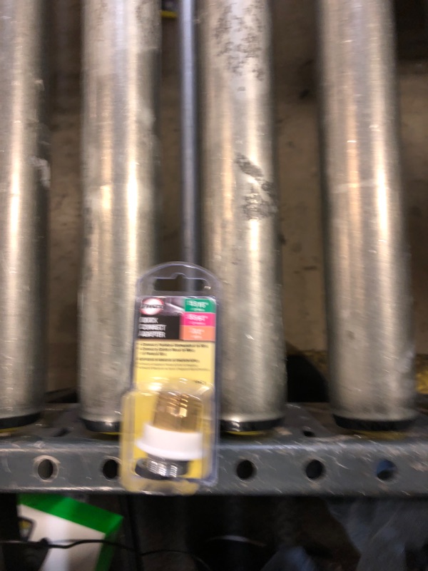 Photo 1 of Danco 10521 Dual Thread Dishwasher Snap Coupling Adapter, 15/16-27 X 55/64-27 Male, 1.5 Gpm, No Size, golden white black