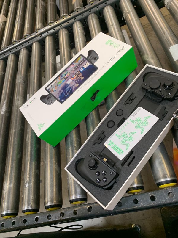 Photo 1 of Kishi V3 Pro XL Gaming Controller for iPad & Android Tablets up to 13": Full Sized TMR Thumbsticks - Dual Back Buttons - Wired & Remote Play for PC - HD Haptics - 6 Free Months of Apple Arcade
