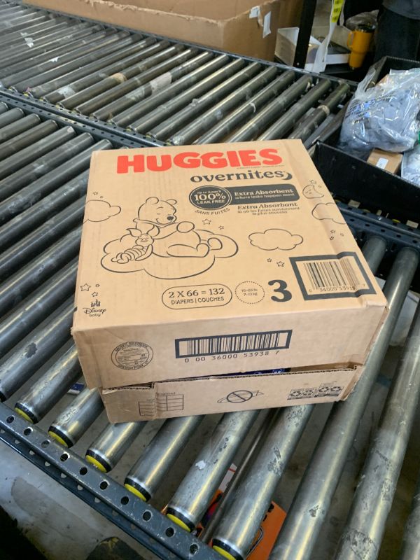 Photo 1 of Huggies Overnites Nighttime Baby Diapers – (Select Size and Count)