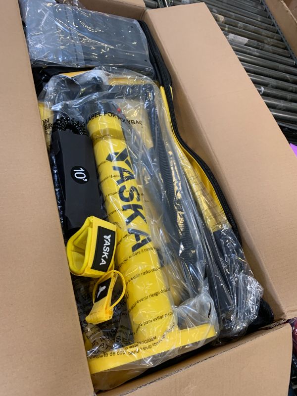 Photo 1 of YASKA Inflatable Stand Up Paddle Board - 11ft Extra Wide Paddleboard with Premium SUP Board Accessories,Camera Mount,Non-Slip EVA Deck,5 Handles,Youth/Adult