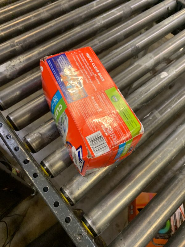 Photo 1 of Hefty Clear Trash Bags, Clear, 13 Gallon, 60 Count