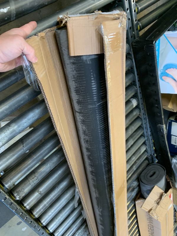 Photo 1 of flybold Soundproofing Material Mass Loaded Vinyl 1.1 Lb Wall Soundproof Floor Outdoor Sound Barrier MLV with Acoustic Noise Barrier for Sound Proof Door Ceiling Cars (1.1 Lb 100 Sq. Ft)
