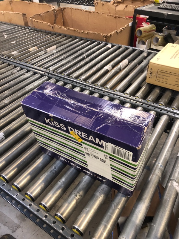 Photo 1 of 100% Talalay Latex Pillow Bed Pillow for Sleeping, Extra Soft Natural Latex Sleeping Pillow for Back, Stomach or Side Sleepers, Removable Breathable Cotton Cover - High Elasticity (Queen Size)