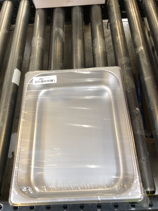 Photo 1 of Winco SPH2 44198 Size Pan 2 1/2" (NSF), Stainless Steel, Medium