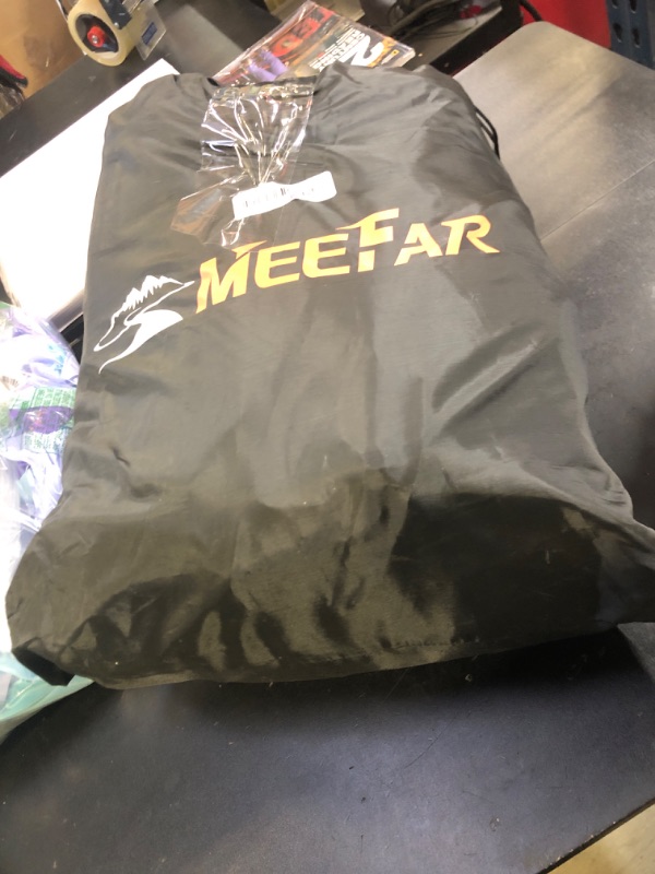 Photo 1 of MeeFar Rooftop Cargo Carrier Car Roof Bag 21 Cubic Feet 100% Waterproof Car Top Carrier, Fits All Vehicle with/Without Rack,Include Anti-Slip Mat,10 Reinforced Straps,6 Door Hooks,Luggage Lock