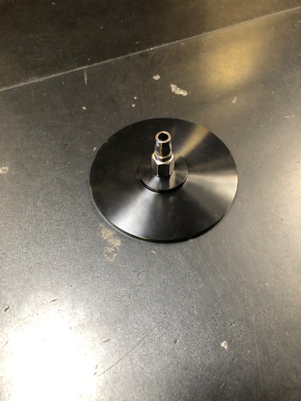 Photo 1 of EBIEFLY Large Suction Cup Base Adapter for Vac-U-Lock Machine Air Connector Device Attachments Accessory Gift 12cm/4.7in Diameter (Black)