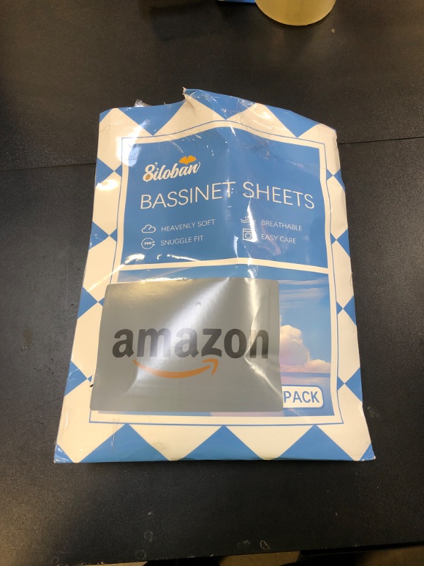 Photo 1 of Baby Bassinet Sheets 4 Pack Compatible with 33 x 20 Mika Micky, Baby Delight, Dream On Me and Other Rectangle Bassinet Mattress, Ultra Soft & Skin Friendly, Washer & Dryer, Grey and White