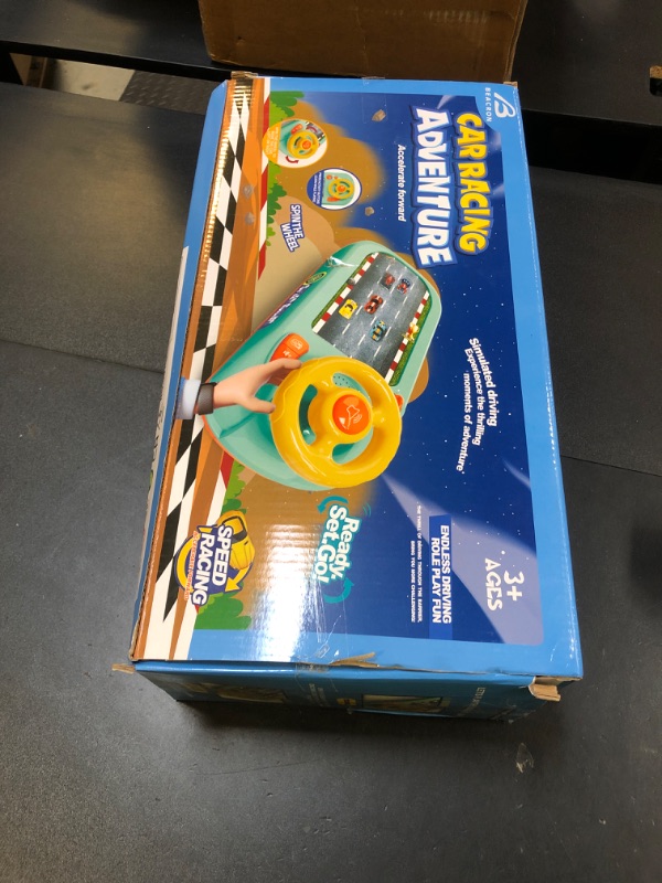 Photo 1 of Beacron Musical Steering Wheel Toys for Boys 4-6: Toddler Simulated Driving Racing Car Game with Sound Ages 3+ Year Old, Interactive Educational Learning Race Truck for Kids Girls Xmas Birthday Gifts