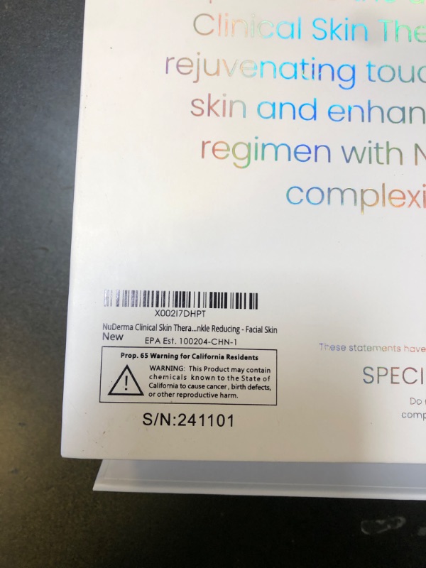 Photo 1 of Pure Daily Care NuDerma Clinical Portable Skin Therapy Wand, Machine with 6 Fusion Neon + Argon Wands – Anti Aging - Clarifying - Skin Tightening & Radiance - Wrinkle Reducing