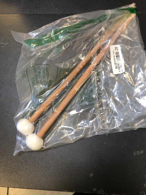 Photo 1 of 6 Pieces Glockenspiel Mallets Rubber Mallet Percussion Wood Xylophone Bell Mallets Glockenspiel Sticks Drum Mallet Percussion with Wood Handle for Xylophone Glockenspiel Marimba Bell Chime