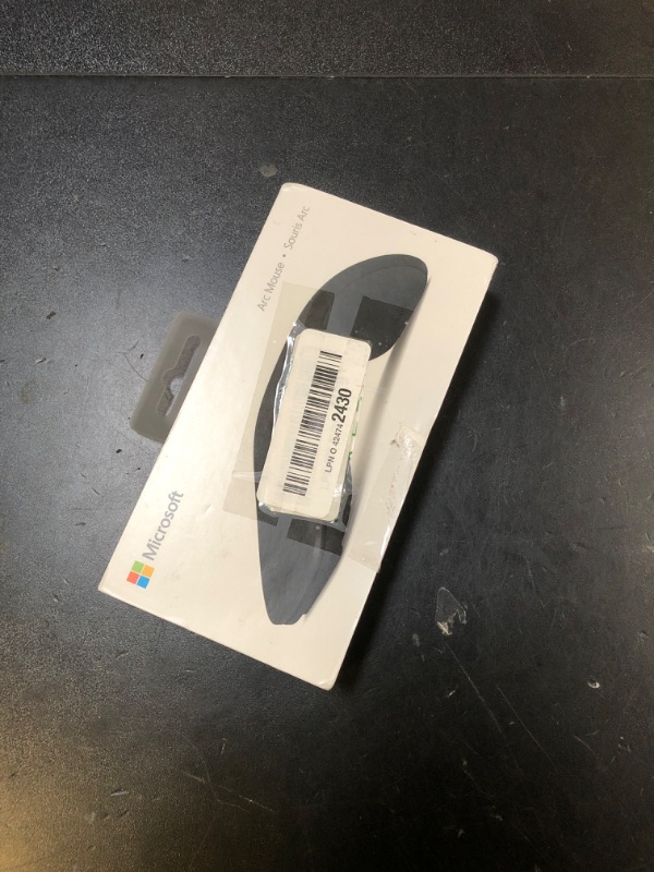 Photo 1 of Microsoft Arc Mouse - Black. Sleek,Ergonomic design, Ultra slim and lightweight, Bluetooth Mouse for PC/Laptop,Desktop works with Windows/Mac computers