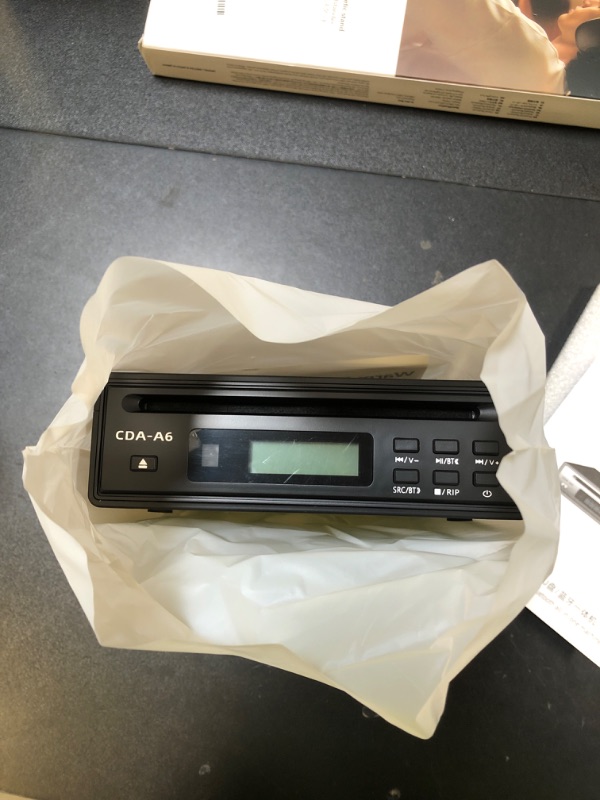 Photo 1 of CD Player with Bluetooth for Home Stereo System – Hi-Fi Audio CD Player with Optical & 3.5mm Output, WAV Lossless Ripping to USB Flash Drive, Supports CD-DA/CD-R/CD-RW/MP3, Connects to DACs & Amps