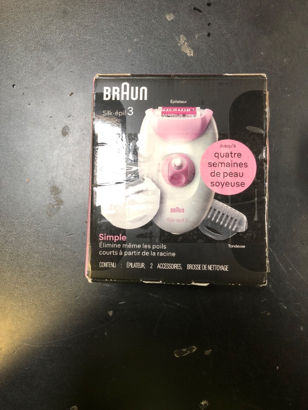 Photo 1 of Braun Epilator Silk-epil 3 3-270, Hair Removal Device, Epilator for Women, Shaver & Trimmer, Hair Removal